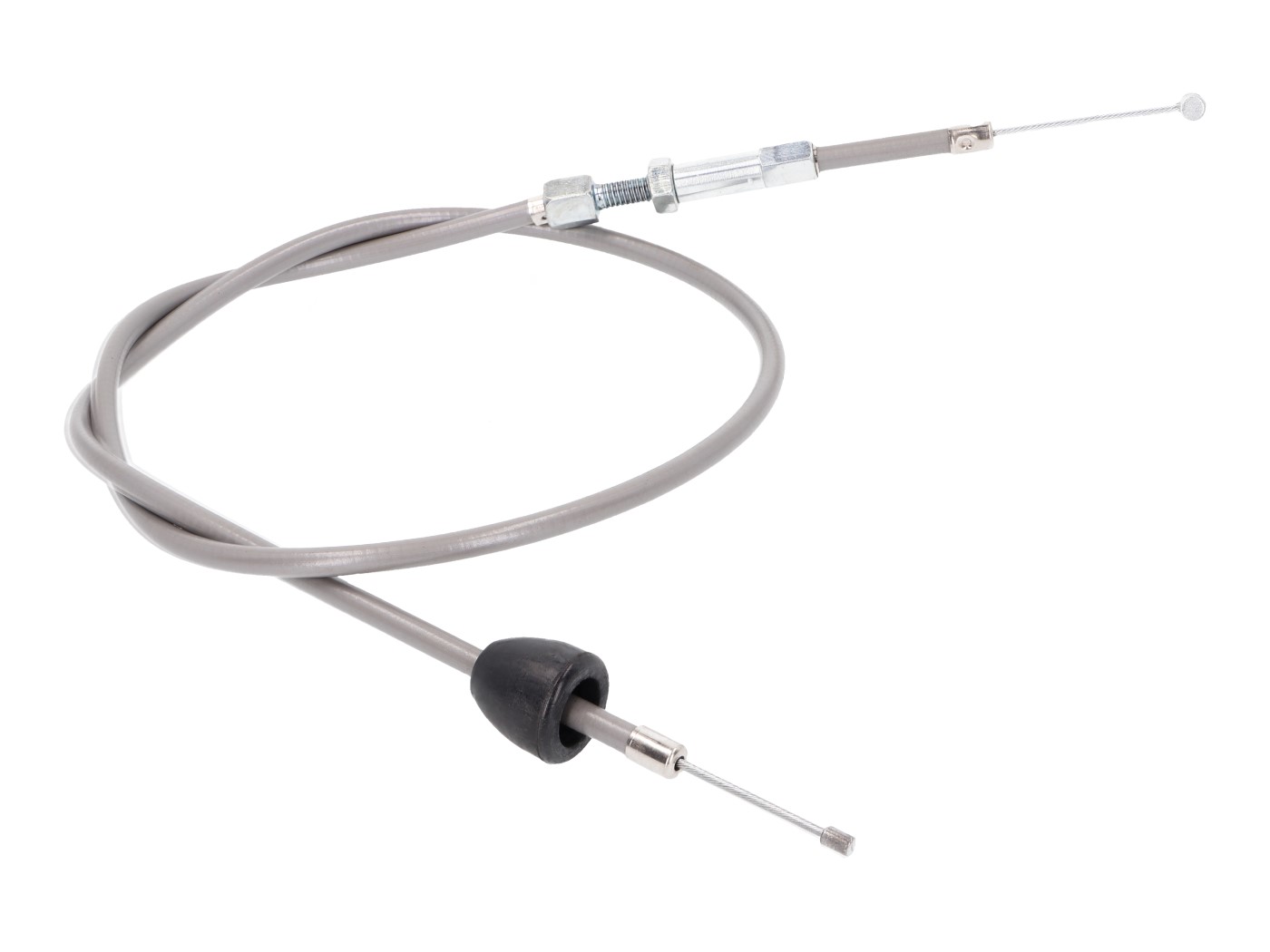 Chokezug silbergrau mit Stellschraube für Simson KR51/1 Schwalbe (-1975)