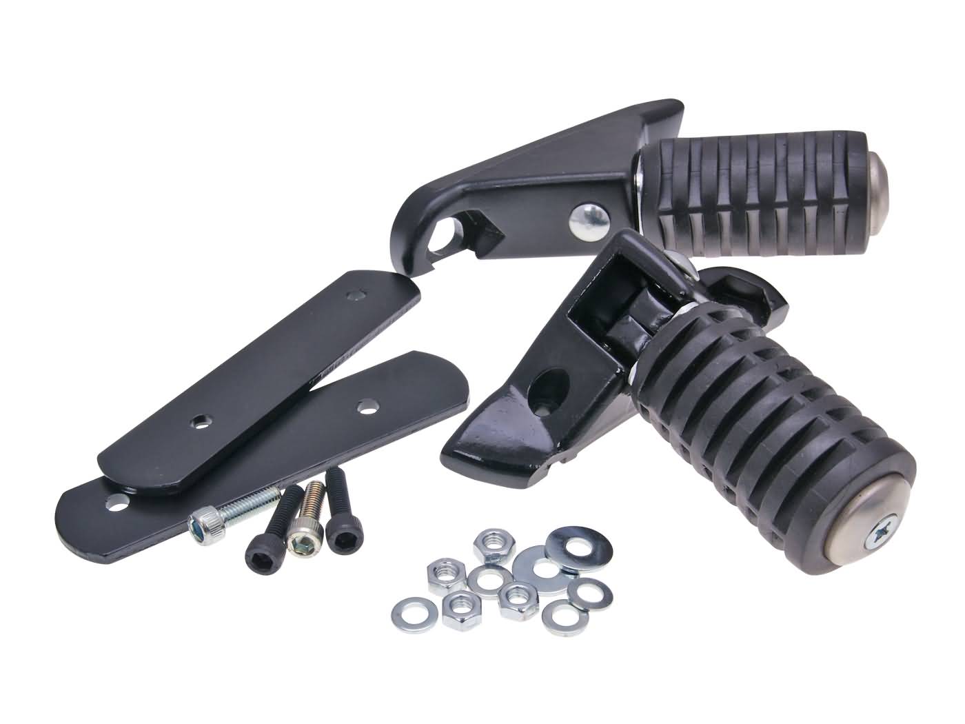 Fußrasten Satz Buzzetti für LML 125, 150, 200 4-Takt