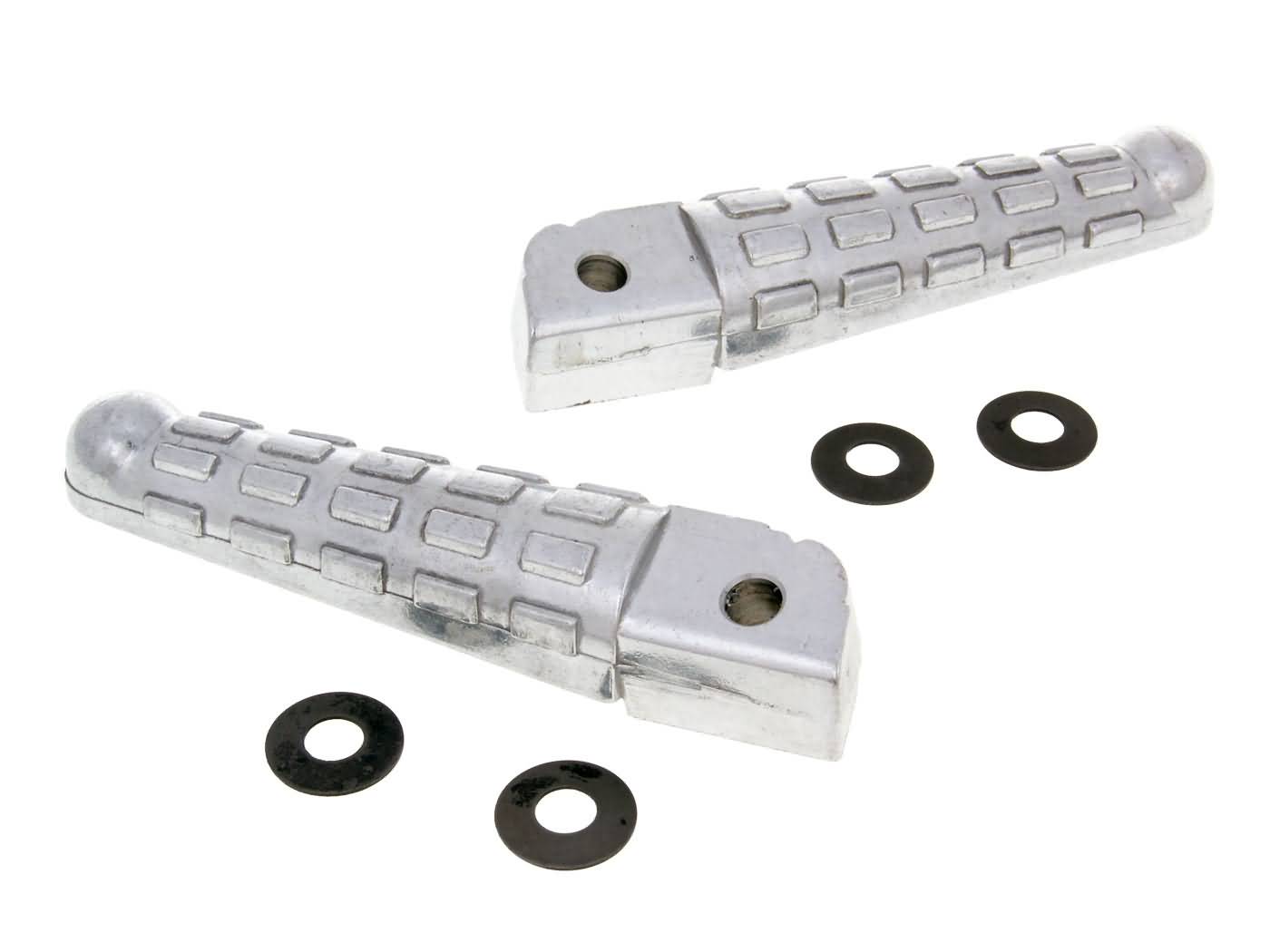 Fußrasten Satz Sozius Buzzetti für Piaggio, Gilera