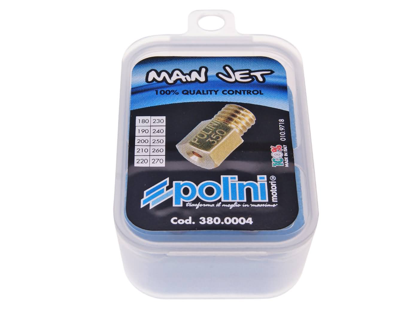 Vergaser Hauptdüsenset Polini für Mikuni Vergaser 180-270