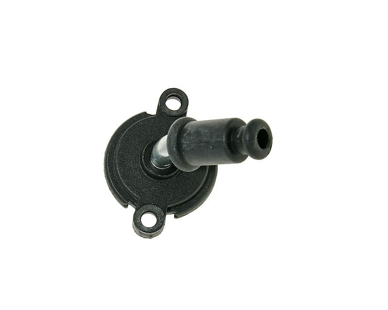 Vergaserdeckel Arreche mit Gaszugrohr 135°