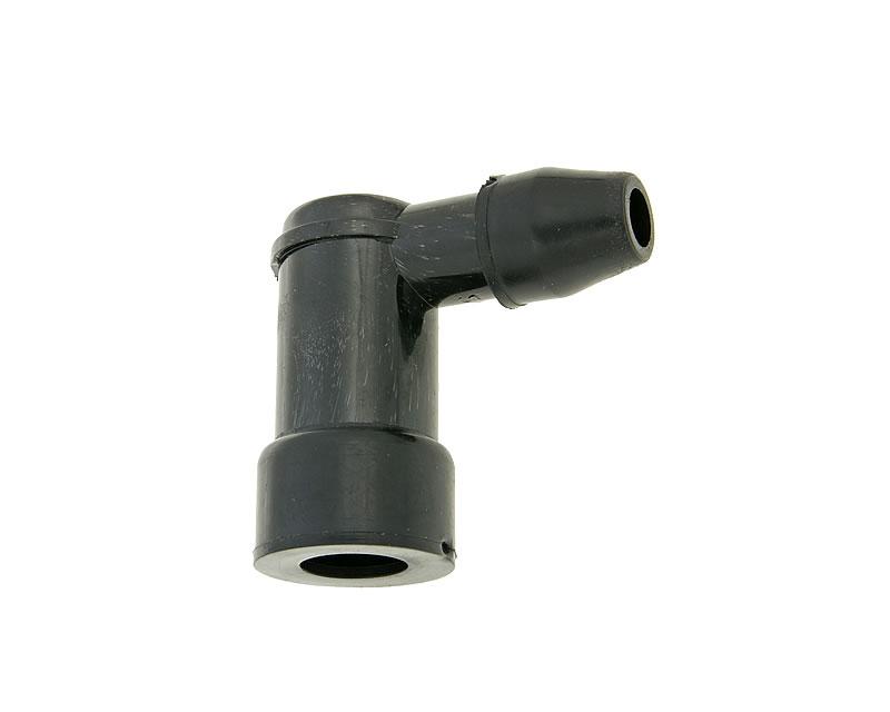 Zündkerzenstecker 90° kurz, schwarz